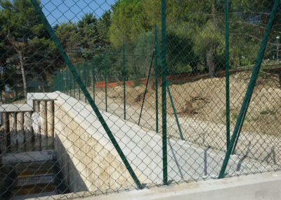 Recinzione con muretto
